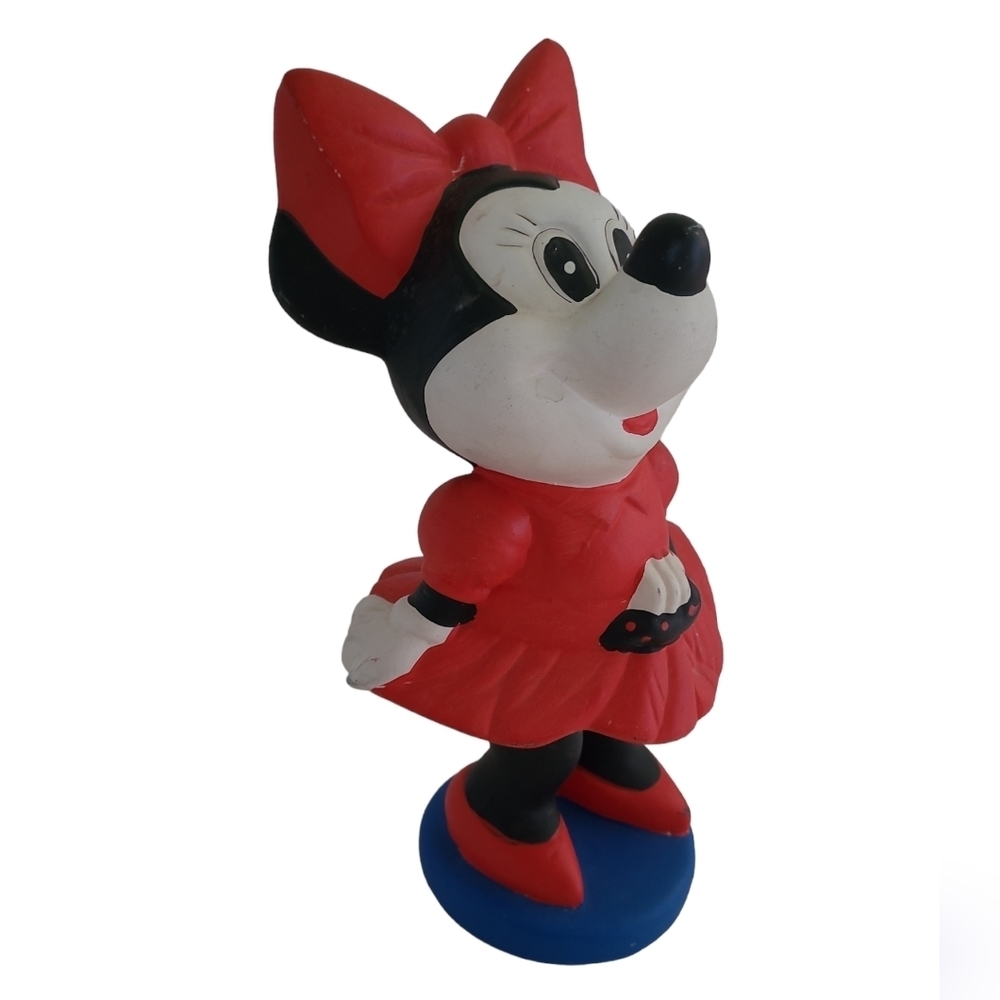 VINTAGE Disney Minnie Mouse Chalkware Plaster Piggy Coin Bank   Mexico  12"